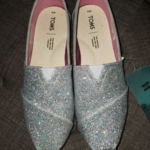 Silver Toms Shoes
